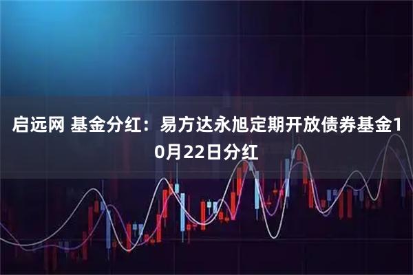 启远网 基金分红：易方达永旭定期开放债券基金10月22日分红
